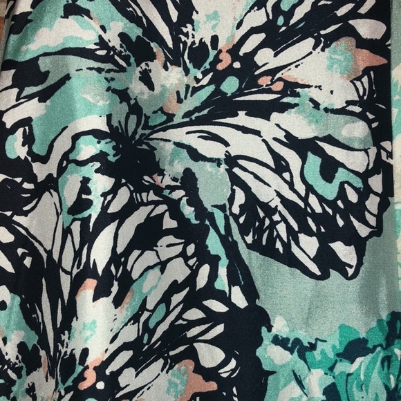 🧚🏽J CREW🧚🏽AQUATIC BLOOMS FLORAL SILK DRESS🧚🏽 - Picture 10 of 11